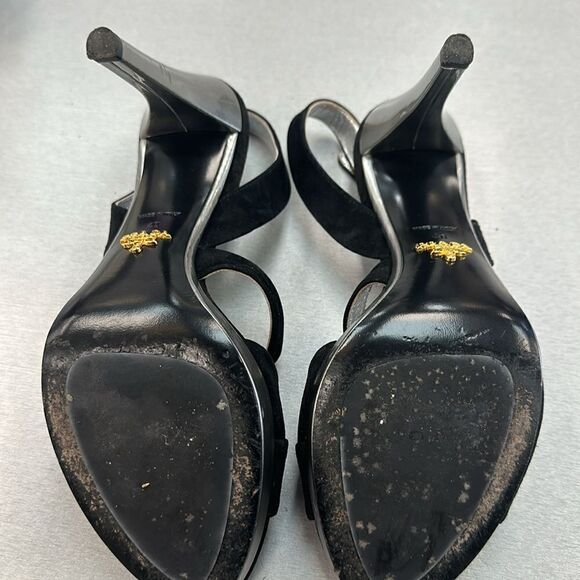 Prada Sandal Heel Black Size 10 - Picture 9 of 10